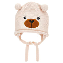 Load image into Gallery viewer, Pink Bear Knitted Hat