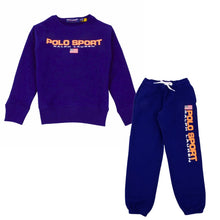 Load image into Gallery viewer, Girls Royal Blue Polo Sport Tracksuit