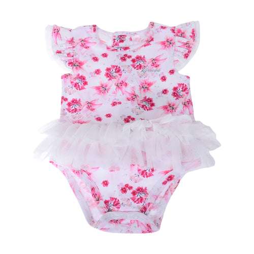 Pink Floral Tutu Body In Gift Tin