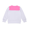 Pink & White Diamante Sweat Top
