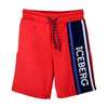 Red Iceberg Sweat Shorts