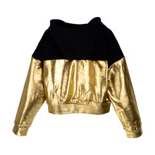 Load image into Gallery viewer, Black &amp; Gold Hoodie