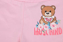 Load image into Gallery viewer, Pale Pink Toy Rose Leggings