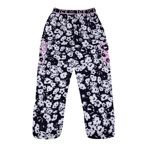 Black Floral Combat Jogger