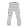 Ivory & Gold Reversible Leggings