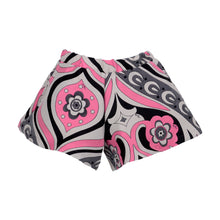 Load image into Gallery viewer, Black, Pink &amp; Beige Pattern Shorts
