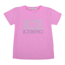 Load image into Gallery viewer, Pink Sequin Logo T-Shirt