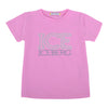 Pink Sequin Logo T-Shirt