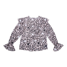 Load image into Gallery viewer, Byblos Girls Sale Pink Leopard Star Blouse