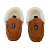 Tan 'Dezi IV Bear' Slippers