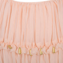 Load image into Gallery viewer, Peach Silk Chiffon Dress