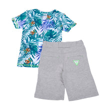 Load image into Gallery viewer, Green Jungle Shorts Set