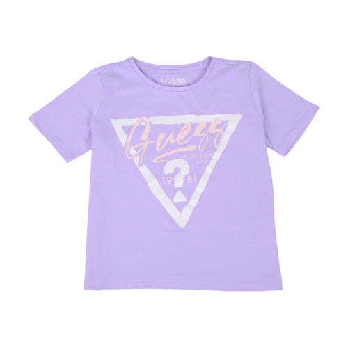 Purple Glitter Logo T-Shirt