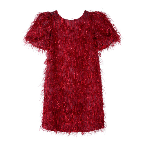Red Fringed Dress