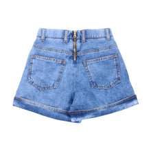 Load image into Gallery viewer, Double Breasted Denim Shorts