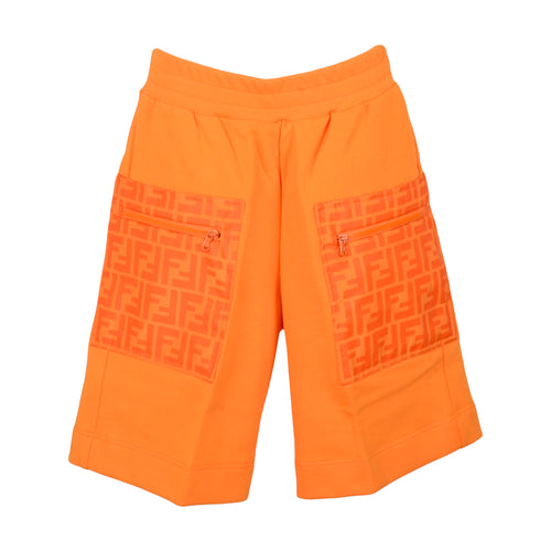 Orange 'FF' Shorts