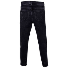 Load image into Gallery viewer, Girls Black Raw Skinny Jeans