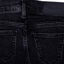 Load image into Gallery viewer, Girls Black Raw Skinny Jeans