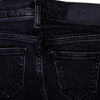 Girls Black Raw Skinny Jeans