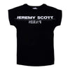 Jeremy Scott Girls Sale Black & Silver Logo T-Shirt