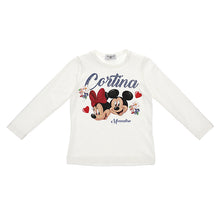 Load image into Gallery viewer, Ivory &#39;Cortina&#39; Minnie &amp; Mickey Top