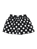 Black Netted Polka Dot Skirt