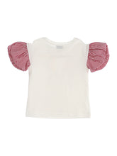 Load image into Gallery viewer, White &#39;M&#39; Puff Sleeve Top