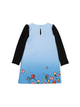 Load image into Gallery viewer, Black &amp; Blue Bubbles Dress