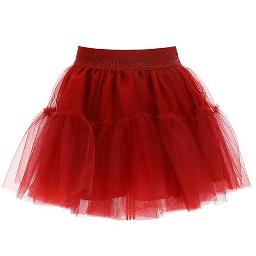 Red Tulle Skirt