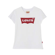 Load image into Gallery viewer, Girls White Batwing Logo T-Shirt