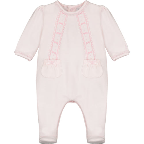 Pink Bow Babygrow
