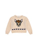 Beige Knitted Bambi Jumper