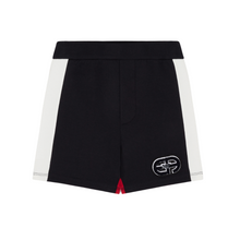 Load image into Gallery viewer, Navy &amp; Red Sweat Shorts