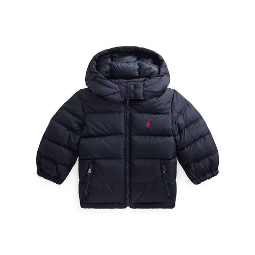 Babies Navy Puffer Coat