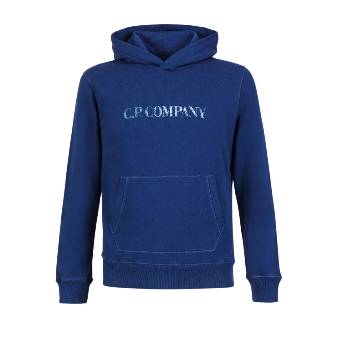 C.P. Company Blue Graphic Hoodie Village Kids