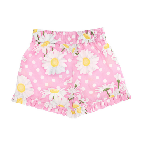 Pink Daisy Shorts