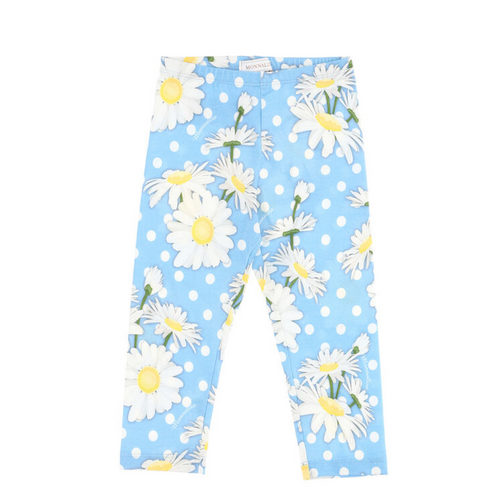 Blue Daisy Leggings