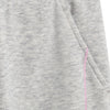 Girls Grey & Pink Logo Sweat Pants