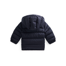 Load image into Gallery viewer, Babies Navy Puffer Coat