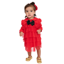 Load image into Gallery viewer, Red &#39;Tallulah&#39; Baby Dress