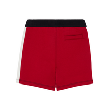 Load image into Gallery viewer, Navy &amp; Red Sweat Shorts