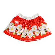 Load image into Gallery viewer, Red Flower Skirt