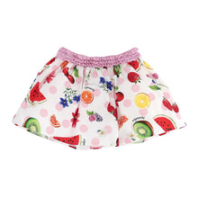 Load image into Gallery viewer, Polka Dot &amp; Fruit Print Skirt