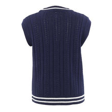 Load image into Gallery viewer, Navy Cable Knit Jumper