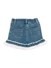 Load image into Gallery viewer, Denim Embroidered Shorts