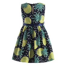 Load image into Gallery viewer, Navy Pineapple Dress