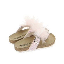 Load image into Gallery viewer, Pink Ruffle Sandals