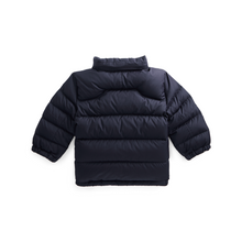 Load image into Gallery viewer, Babies Navy Puffer Coat