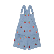 Load image into Gallery viewer, Strawberry Dungarees