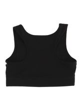Load image into Gallery viewer, Black &#39;MNLS&#39; Sports Bra